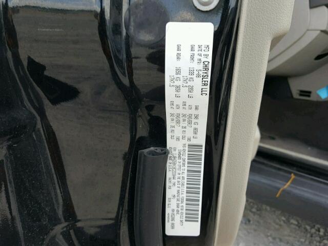 1J8HG58N18C233044 - 2008 JEEP COMMANDER BLACK photo 10