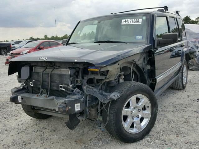 1J8HG58N18C233044 - 2008 JEEP COMMANDER BLACK photo 2