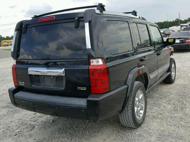 1J8HG58N18C233044 - 2008 JEEP COMMANDER BLACK photo 4
