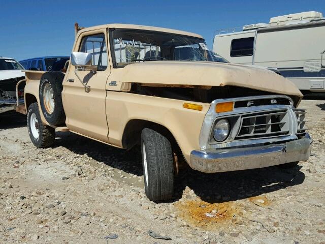 F25SLY03199 - 1977 FORD F250 BEIGE photo 1