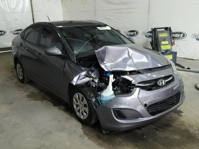 KMHCT4AE8GU064209 - 2016 HYUNDAI ACCENT SE GRAY photo 1