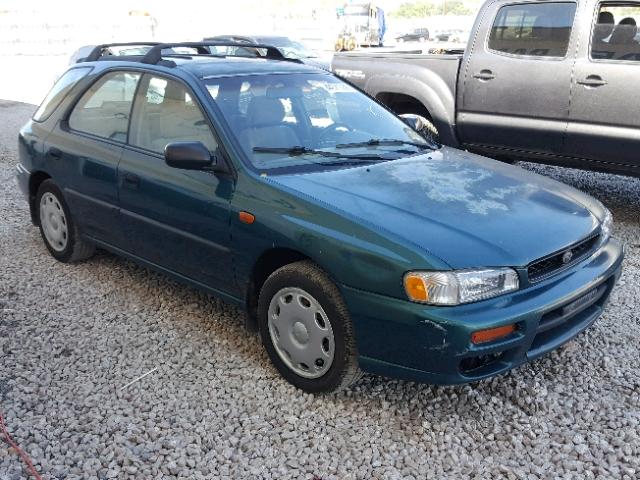 JF1GF4358YG803949 - 2000 SUBARU IMPREZA L GREEN photo 1