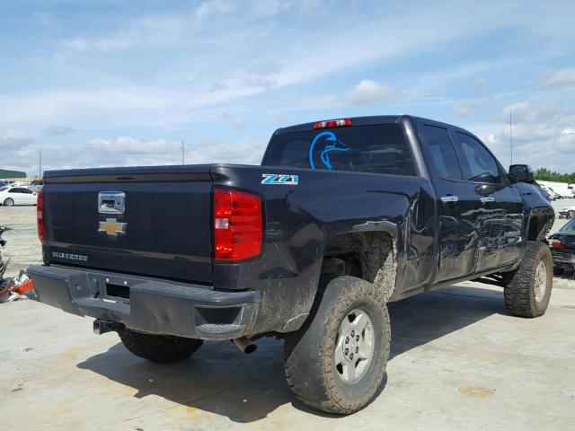 1GCVKPEC5EZ376983 - 2014 CHEVROLET SILVERADO GRAY photo 4