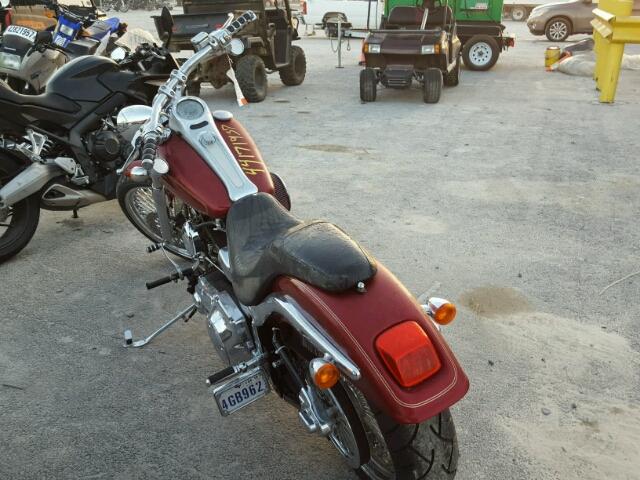 1HD1BSY154Y051023 - 2004 HARLEY-DAVIDSON FXSTD MAROON photo 3