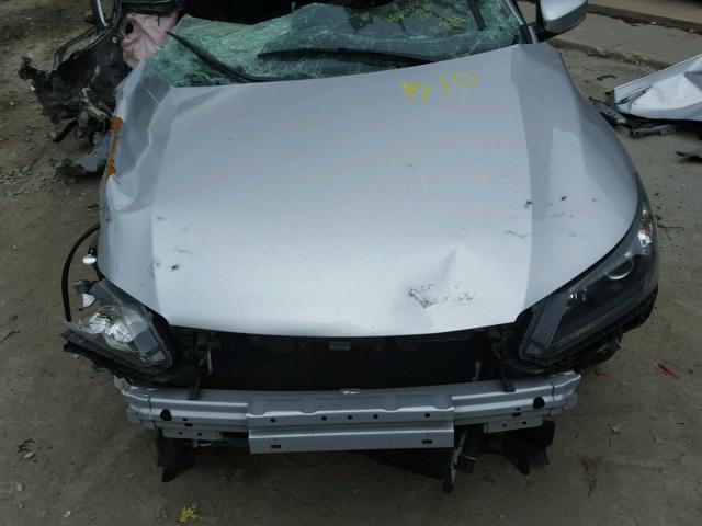 1HGCR2F39EA178105 - 2014 HONDA ACCORD LX SILVER photo 7