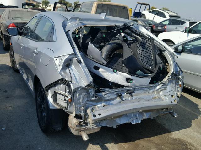 SHHFK7H57HU414918 - 2017 HONDA CIVIC EX Gümüş foto 3