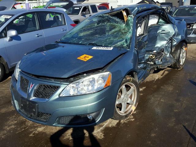 1G2ZJ57K494253289 - 2009 PONTIAC G6 BLUE photo 2