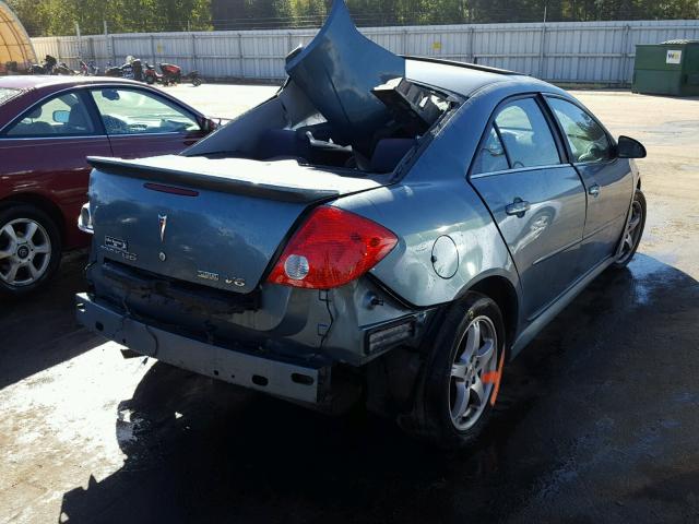 1G2ZJ57K494253289 - 2009 PONTIAC G6 BLUE photo 4