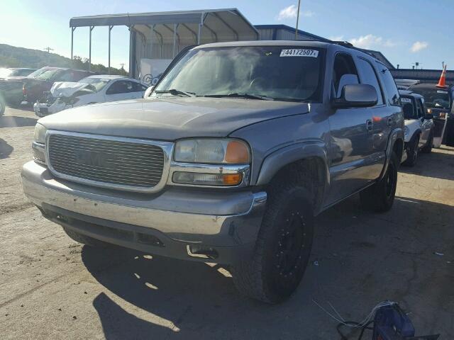 1GKEK13T31J201192 - 2001 GMC YUKON SILVER photo 2