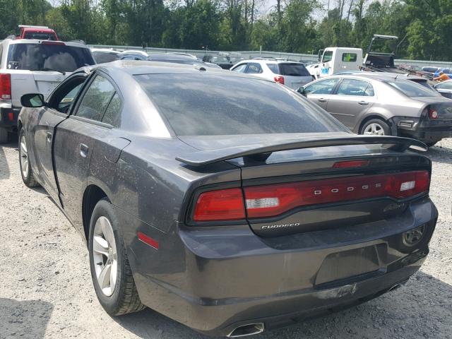 2C3CDXHG8DH636313 - 2013 DODGE CHARGER SX GRAY photo 3