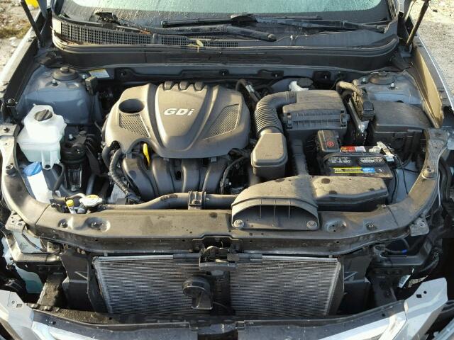 5NPEC4AC1DH671599 - 2013 HYUNDAI SONATA SE GRAY photo 7