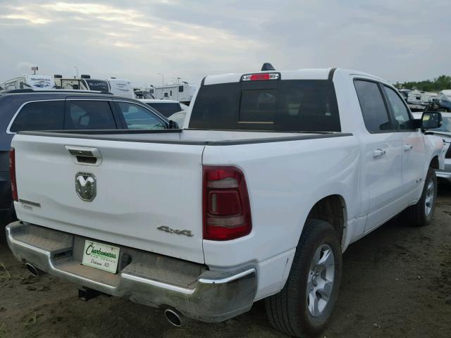 1C6SRFFT6KN527377 - 2019 RAM 1500 BIG H WHITE photo 4