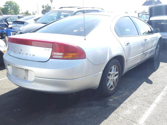 2B3HD46R52H122857 - 2002 DODGE INTREPID S ვერცხლისფერი ფოტო 4