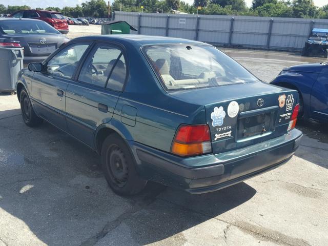 JT2BC52L7V0238612 - 1997 TOYOTA TERCEL CE GREEN photo 3