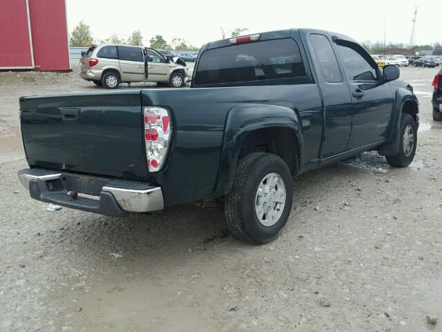 1GTDS196848215691 - 2004 GMC CANYON GREEN photo 4