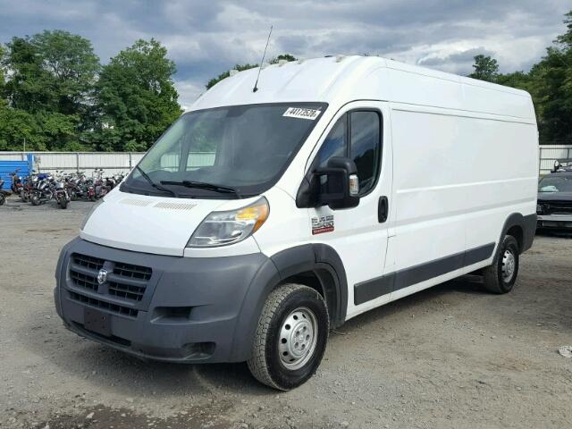 3C6TRVDG9EE117430 - 2014 RAM PROMASTER WHITE photo 2