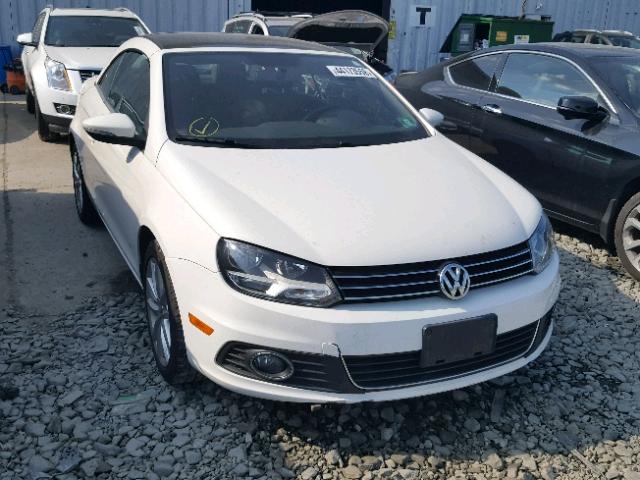 WVWBW7AH5CV001043 - 2012 VOLKSWAGEN EOS KOMFOR WHITE photo 1