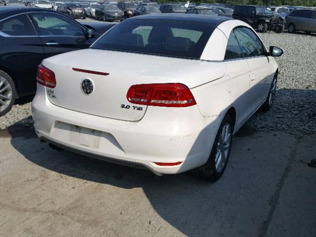 WVWBW7AH5CV001043 - 2012 VOLKSWAGEN EOS KOMFOR თეთრი ფოტო 4