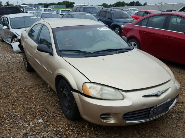 1C3EL46X61N721103 - 2001 CHRYSLER SEBRING LX GOLD photo 1