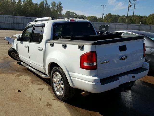 1FMEU33K67UA24875 - 2007 FORD EXPLORER S WHITE photo 3