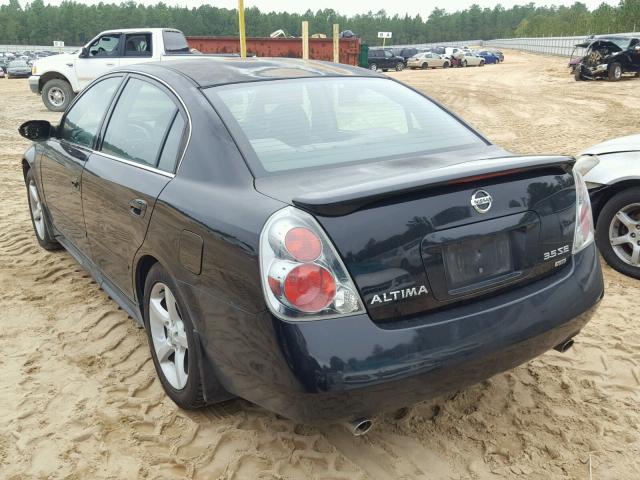 1N4BL11D96N455924 - 2006 NISSAN ALTIMA SE BLACK photo 3