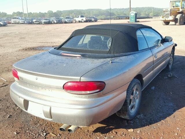 3C3EL55H5WT272634 - 1998 CHRYSLER SEBRING JX GRAY photo 4