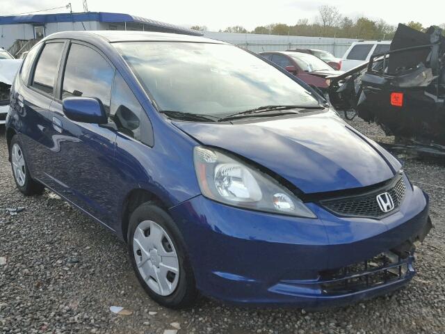 JHMGE8H37CC014606 - 2012 HONDA FIT BLUE photo 1