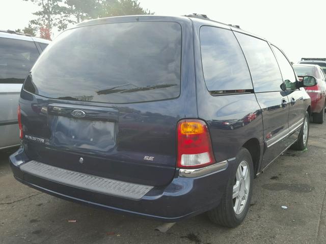 2FMZA52463BB30137 - 2003 FORD WINDSTAR BLUE photo 4