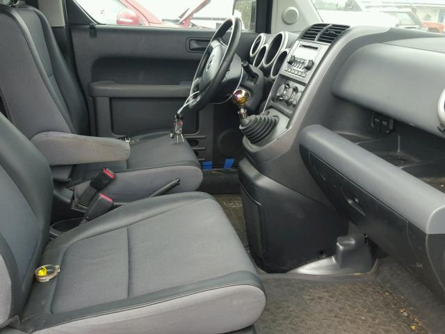 5J6YH27645L011987 - 2005 HONDA ELEMENT EX Gri fotoğraf 5