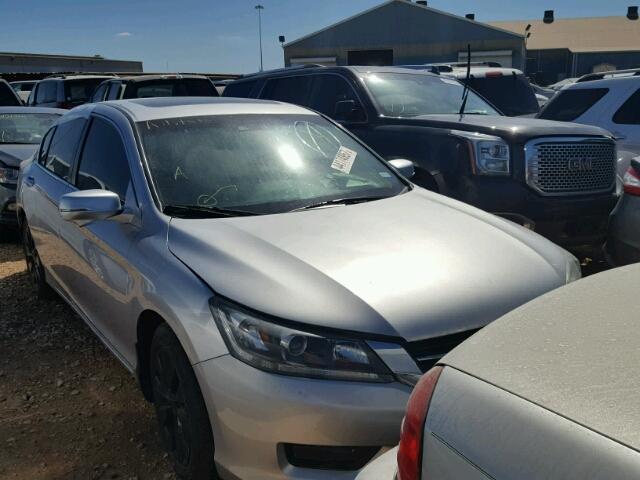 1HGCR2F87EA180348 - 2014 HONDA ACCORD EXL SILVER photo 1