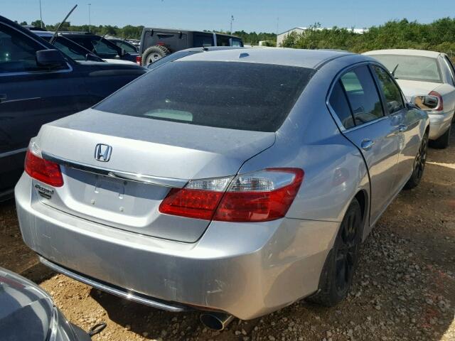 1HGCR2F87EA180348 - 2014 HONDA ACCORD EXL SILVER photo 4