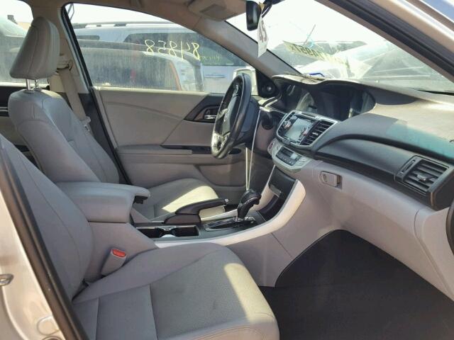 1HGCR2F87EA180348 - 2014 HONDA ACCORD EXL SILVER photo 5