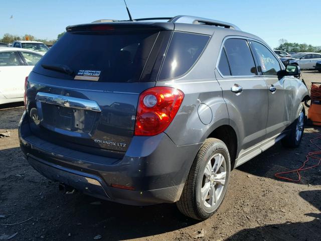 2CNALFEW5A6412270 - 2010 CHEVROLET EQUINOX GRAY photo 4