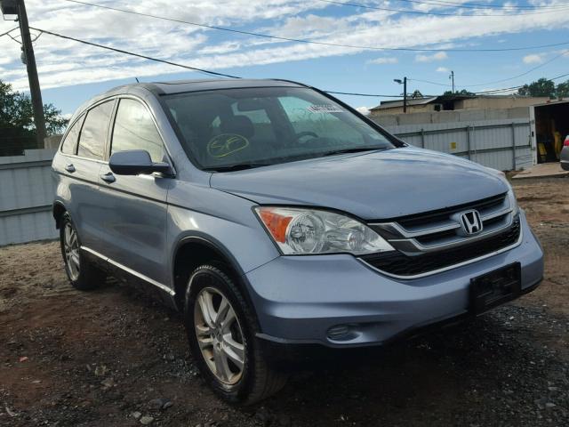 5J6RE4H72AL058882 - 2010 HONDA CR-V BLUE photo 1