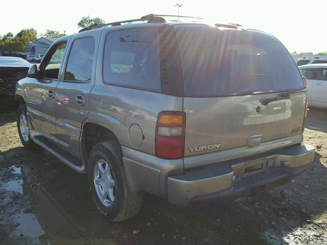 1GKEK63U71J189053 - 2001 GMC DENALI BEIGE photo 3