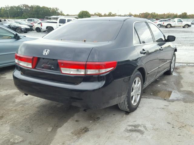 1HGCM66513A008941 - 2003 HONDA ACCORD EX BLACK photo 4