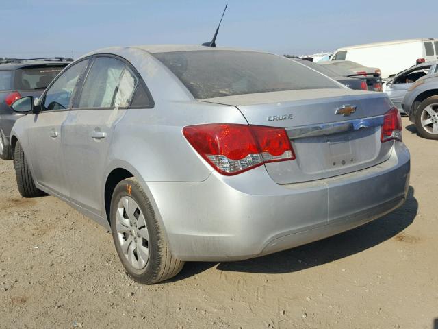 1G1PB5SG6E7322570 - 2014 CHEVROLET CRUZE LS SILVER photo 3