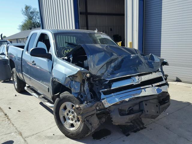 1GCEC19J08Z157789 - 2008 CHEVROLET SILVERADO BLUE photo 1