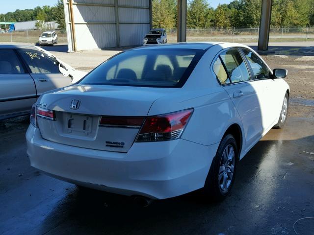 1HGCP2F67CA205959 - 2012 HONDA ACCORD WHITE photo 4