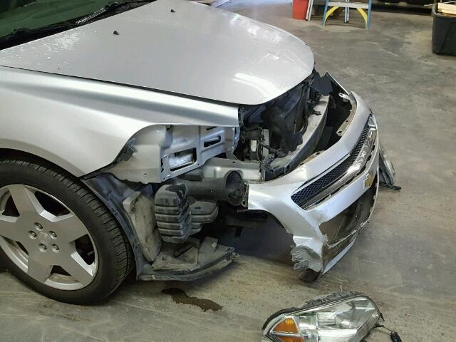 1G1ZC5E07AF101922 - 2010 CHEVROLET MALIBU 1LT SILVER photo 10