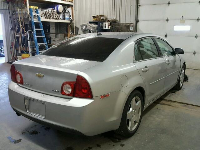 1G1ZC5E07AF101922 - 2010 CHEVROLET MALIBU 1LT SILVER photo 4