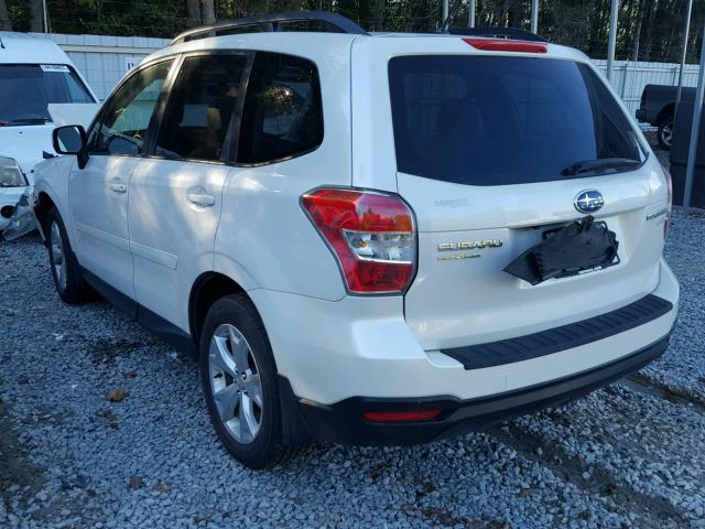 JF2SJAEC1EH414025 - 2014 SUBARU FORESTER 2 WHITE photo 3