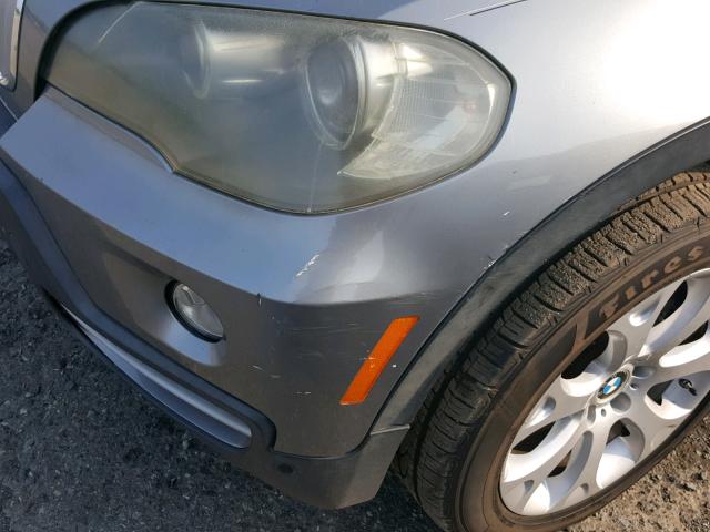 5UXFE83537LZ40057 - 2007 BMW X5 4.8I GRAY photo 9