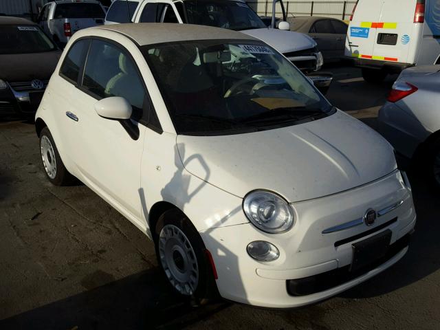 3C3CFFAR0CT382540 - 2012 FIAT 500 WHITE photo 1