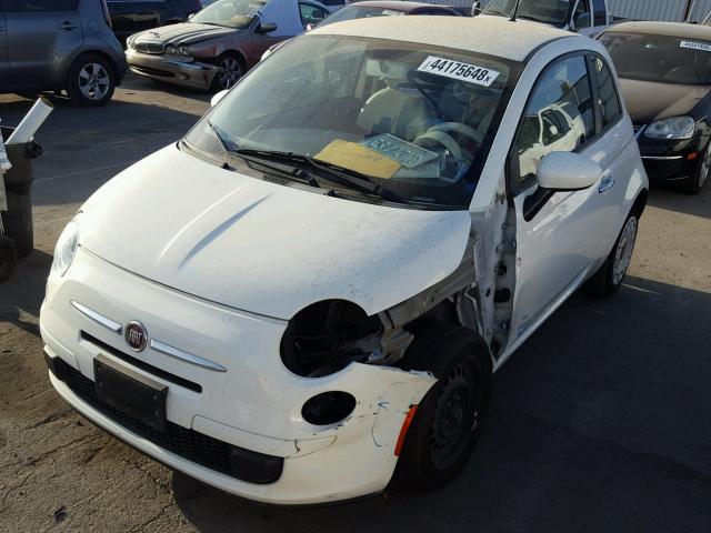 3C3CFFAR0CT382540 - 2012 FIAT 500 WHITE photo 2