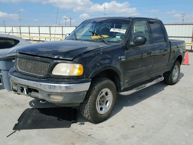 1FTRW08LX1KD53775 - 2001 FORD F150 BLACK photo 2