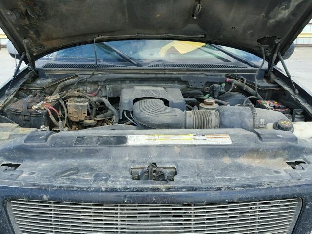 1FTRW08LX1KD53775 - 2001 FORD F150 BLACK photo 7