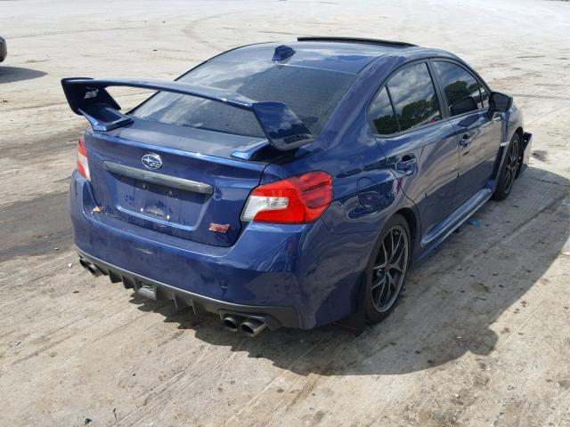 JF1VA2Y67G9804895 - 2016 SUBARU WRX STI BLUE photo 4