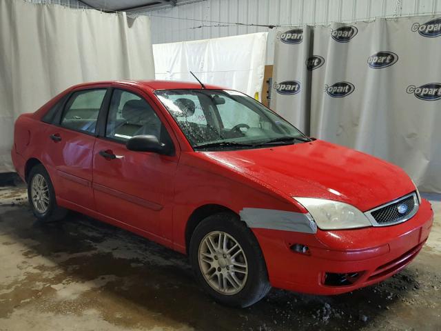 1FAFP34N57W250862 - 2007 FORD FOCUS RED photo 1