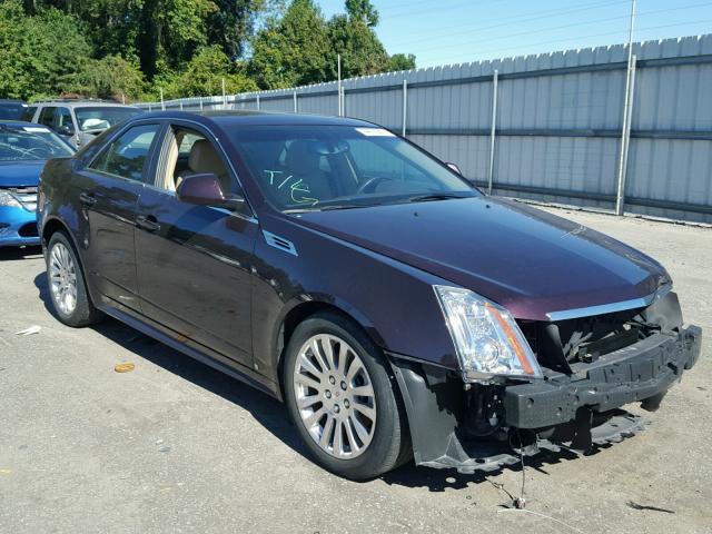 1G6DL5EGXA0103328 - 2010 CADILLAC CTS PERFOR MAROON photo 1